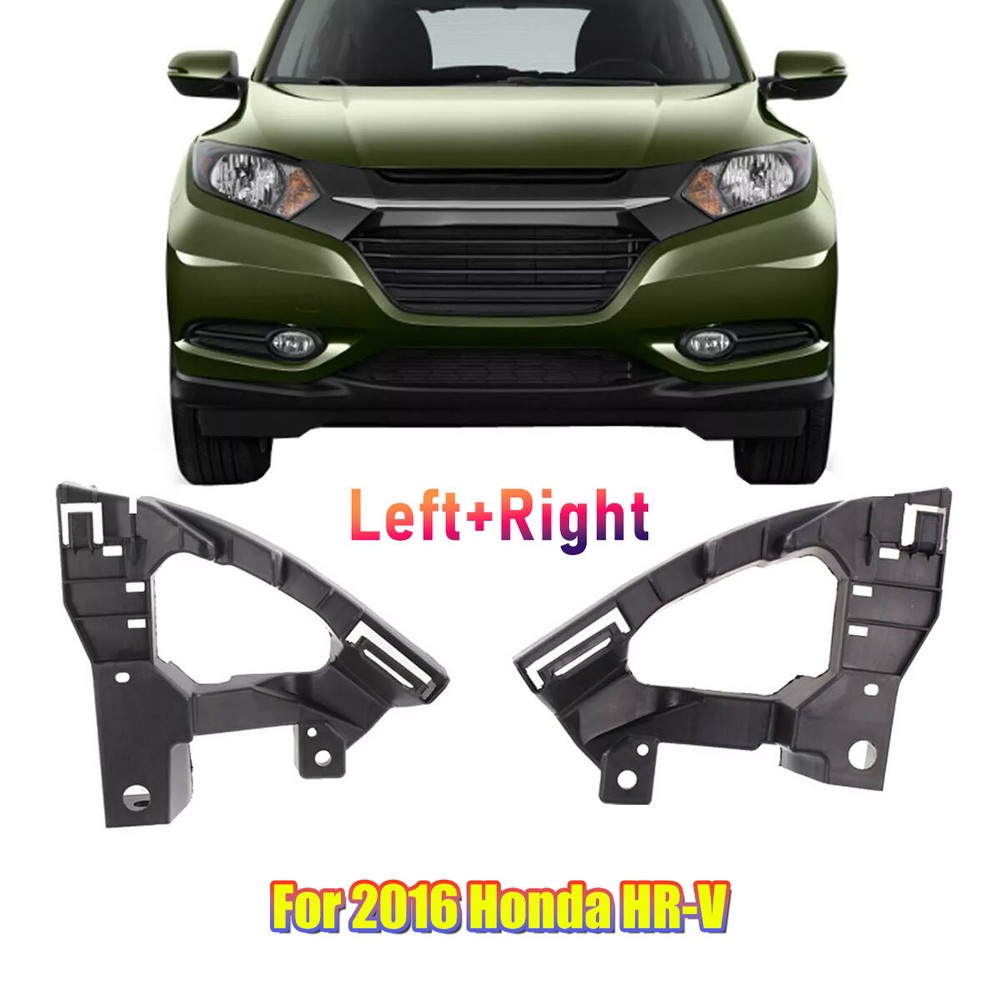 2016-2018 Honda HR-V Front Bumper Headlamp Support Bracket Pair Beam Mount