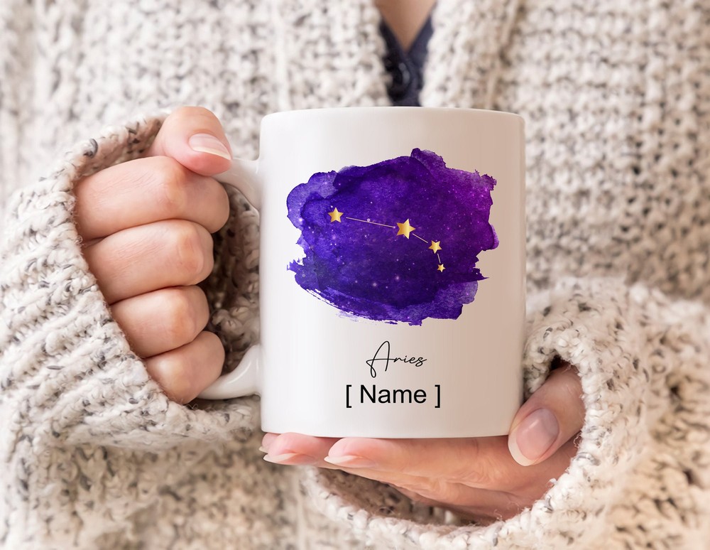 Aries Mug 12 Constellationsmug Custome 12 Constellations Mug Personalized Aries