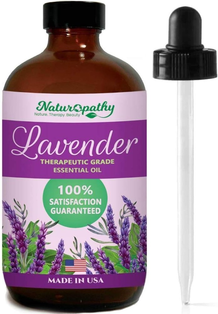 Aceite Esencial De Lavanda 100% Puro Y Natural Grado Terapeutico Premium