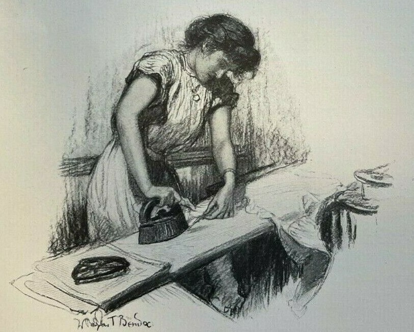 1910 Working Girls in New York City illustrated