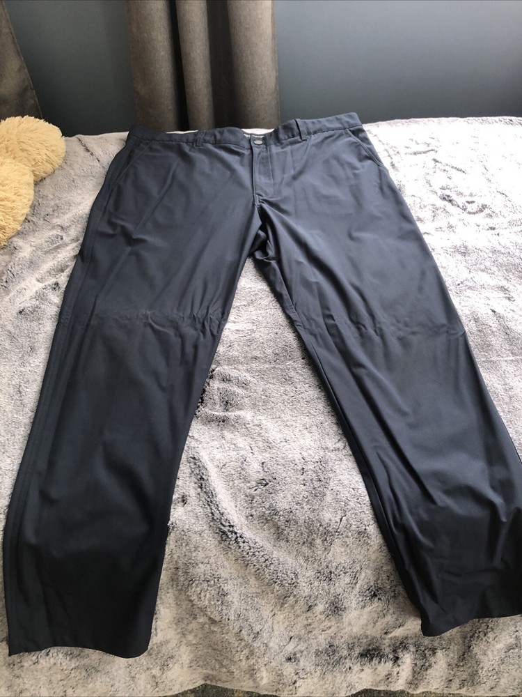 Men’s 32 DEGREES COOL STRETCH PERFORMANCE Blue Poly Pants 42/32 Pre-Owned.