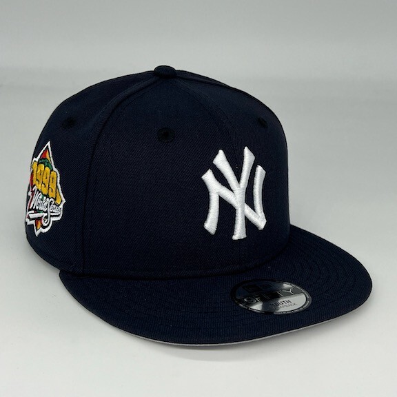 KIDS New York Yankees 99 WS 9FIFTY Adjustable Snapback New Era Cap -Navy- NWT