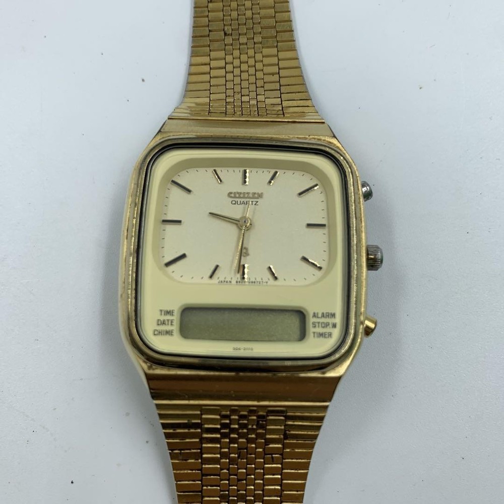 Citizen Eco-Drive Stainless Steel Watch M-044