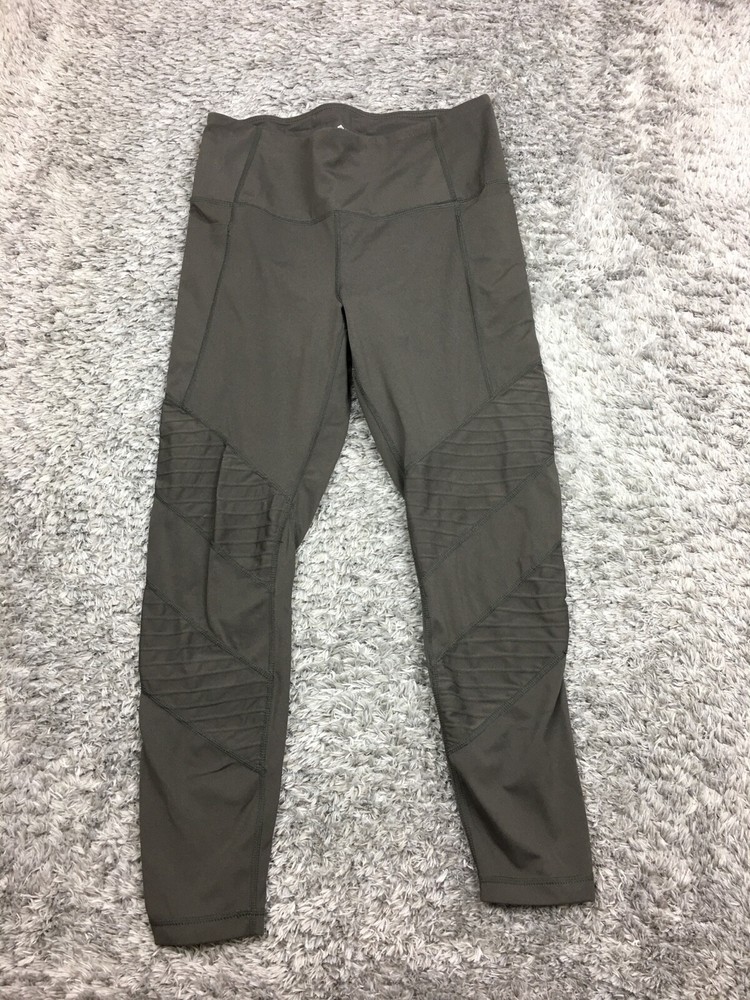 Women's Medium 7/8 Active Moto Pocket Leggings in Gray/Brown-image