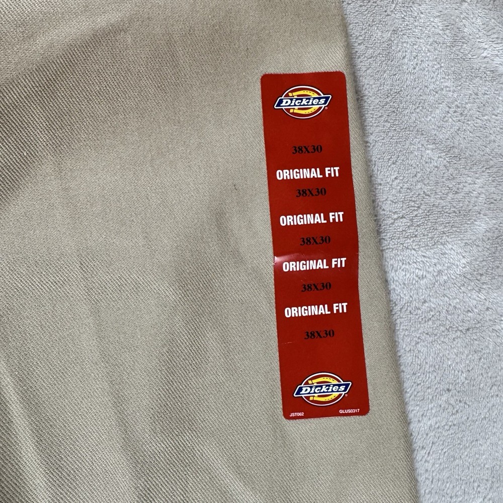 Dickies 874 Original Fit High Rise Work Pants for Men 38x30 Khaki