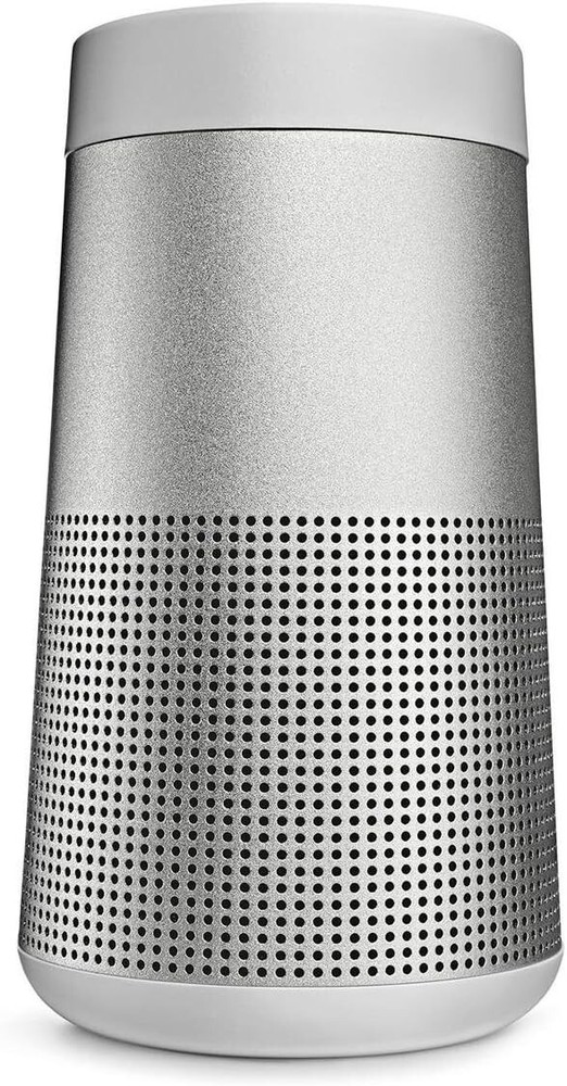 Bose SoundLink Revolve+ Portable Bluetooth Speaker with Surround Sound in Luxe Silver