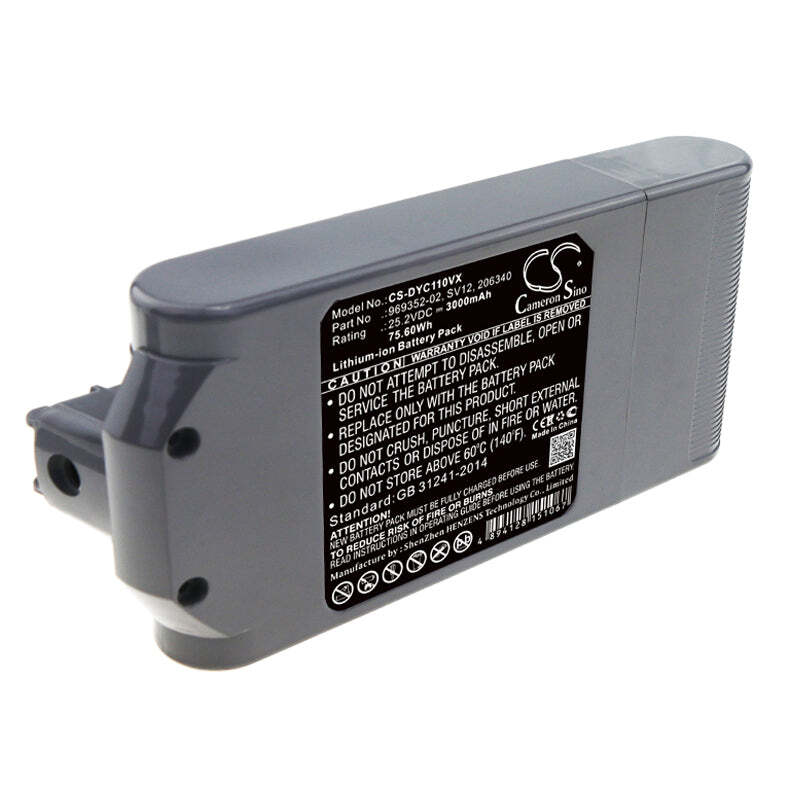Dyson Cyclone V10 SV12 Replacement Battery for V10 Absolute Animal 206340 969352-02