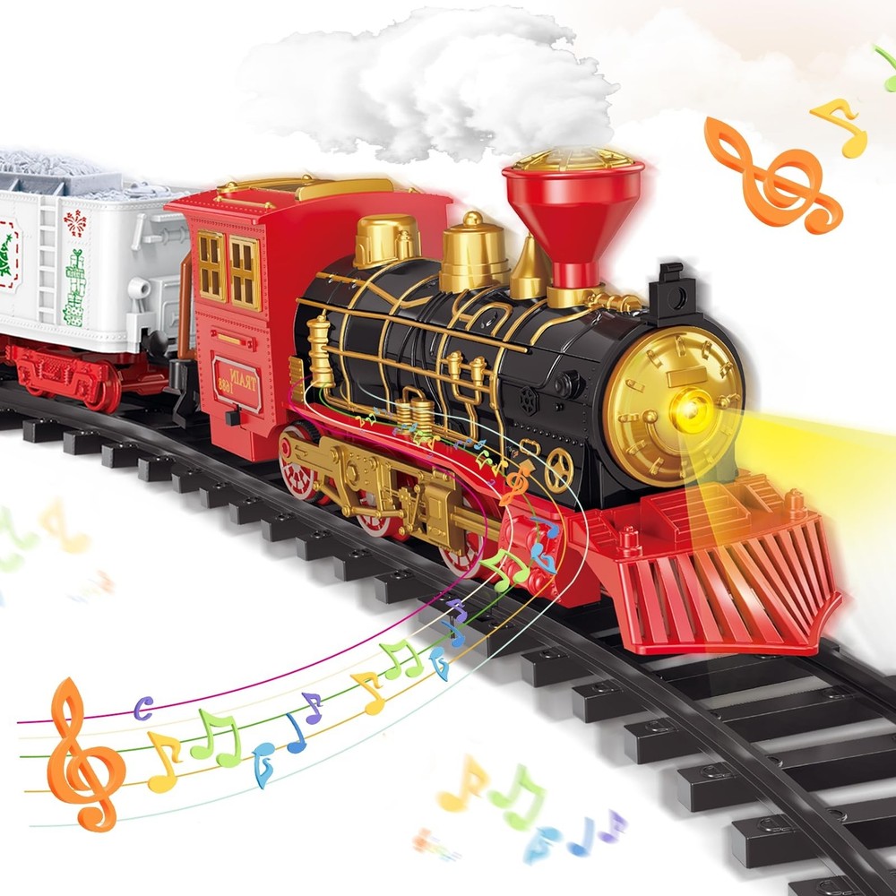 Boy Train Set,Home Decoration Train Around The Tree, Train and Tracks for Chi...