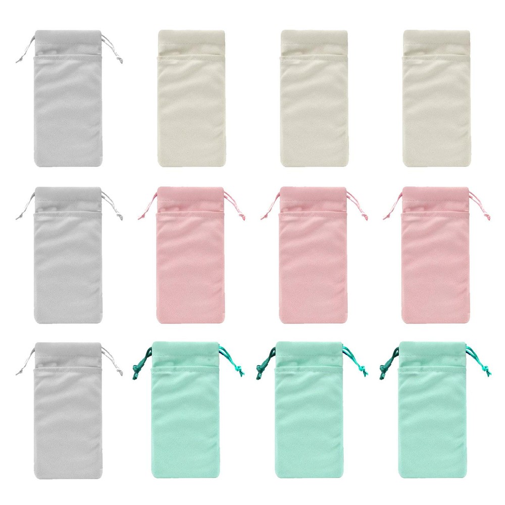 Soft Flannel Charger USB Cable Phone Bag Pouch Portable Storage Case Protection