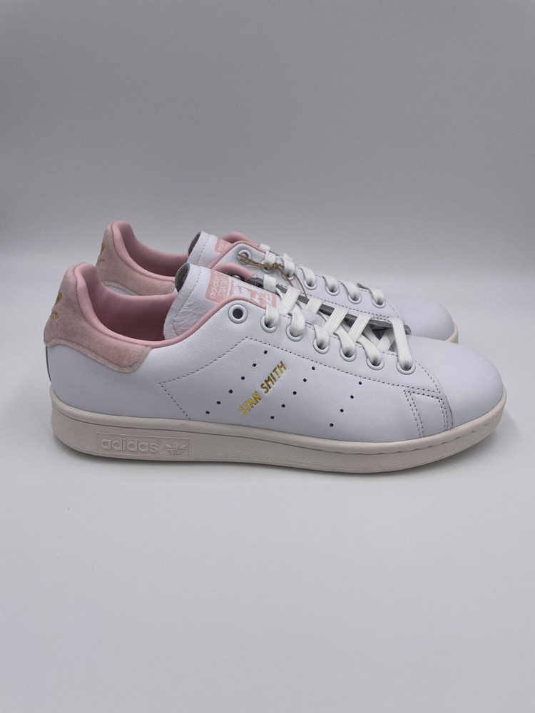 adidas Stan Smith White / Pink Womens Shoes