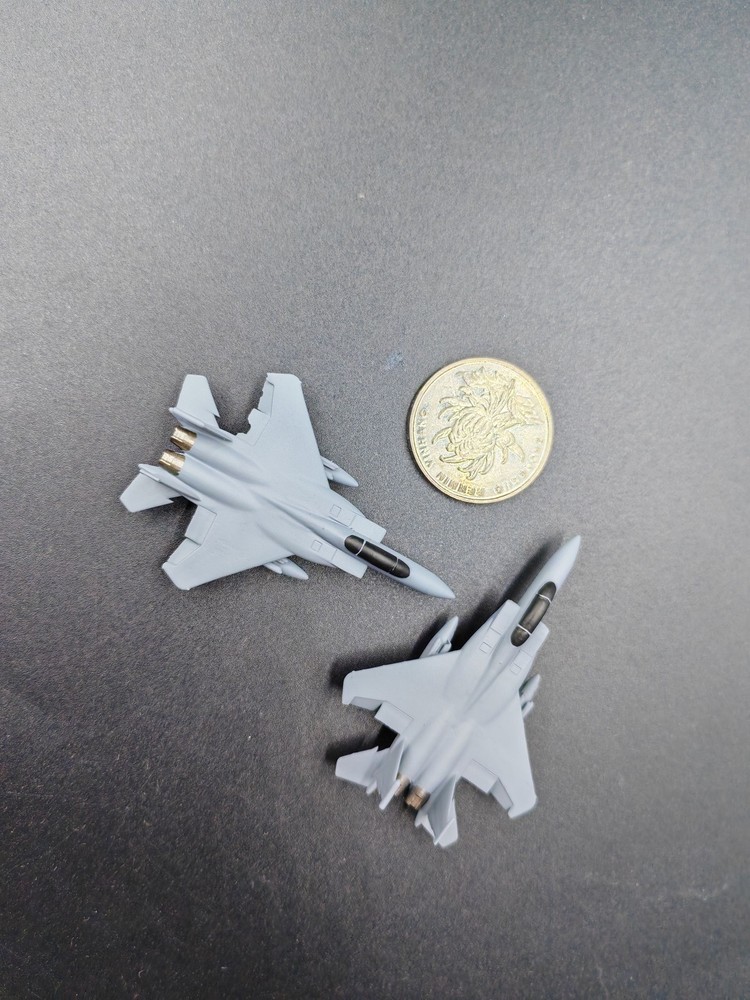 1/350 3D Printed F-15 Eagle Fighter Jet Model - 2 Pack  