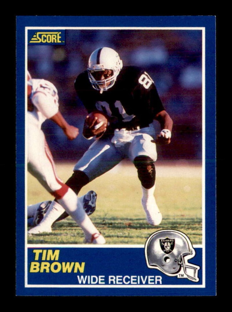 1989 Score #86 Tim Brown RC NM+ X2069415