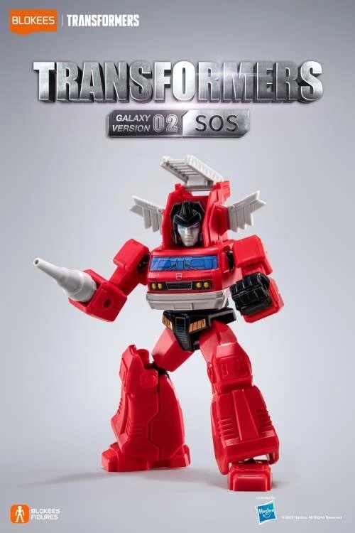 USA Seller - Blokees G1 Transformers Inferno Model Kit Figure Hasbro