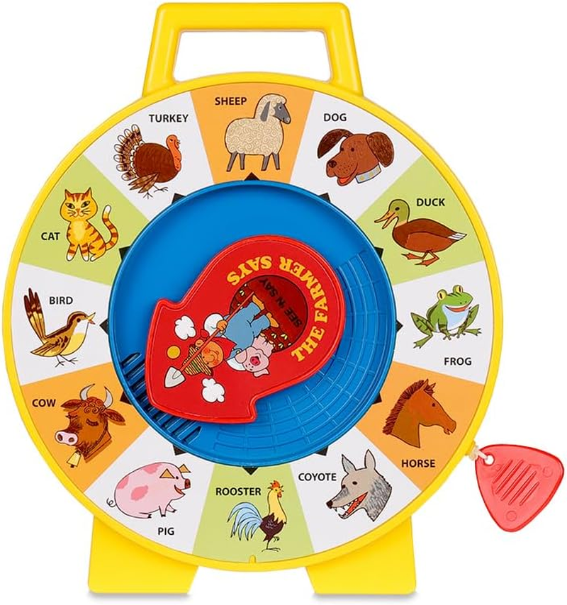 Fisher Price Classics - Farmer Says See 'N Say - Vintage Learning Toy, Sounds an