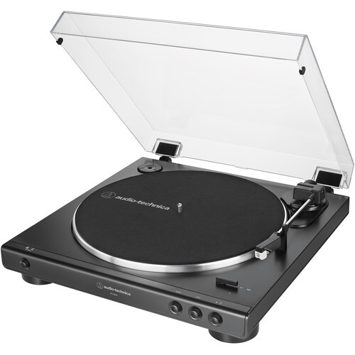 Audio-Technica AT-LP60X Fully Automatic Belt-Drive Turntable in Black