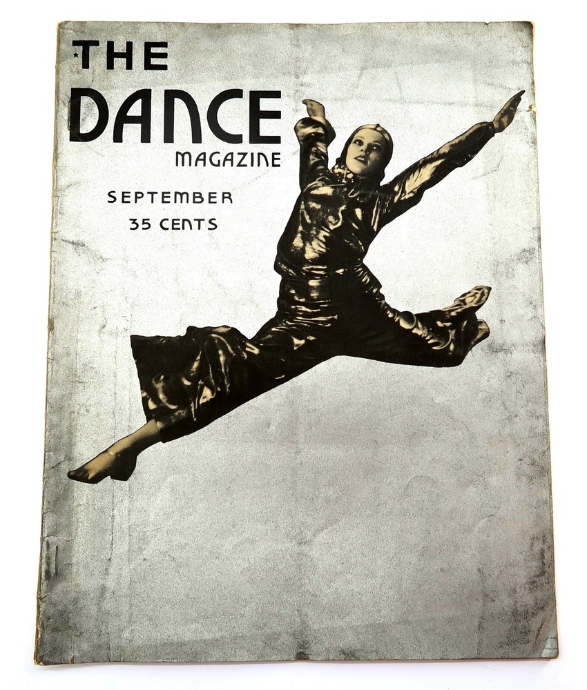 Vintage 1931 THE DANCE MAGAZINE from September '31 Mag ~ ART DECO era