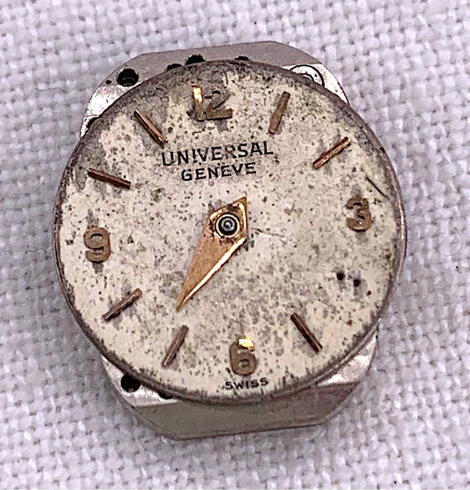 Universal Geneve 219 Hand Manual 14.5Mm No Works For Parts Watch Swiss