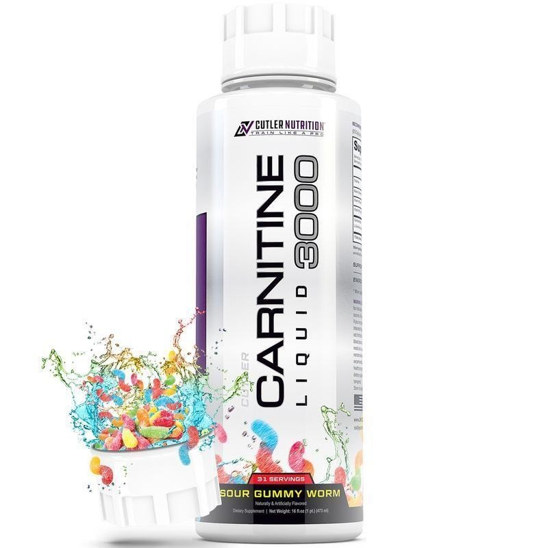 Cutler Nutrition Liquid Carnitine 3000 for Energy andRecovery Support Dietary