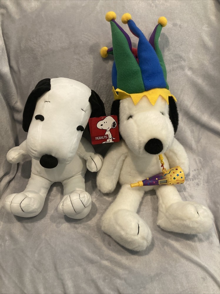 Snoopy Jester and Harry Potter Plush Lot New Years Millennium Peanuts-image
