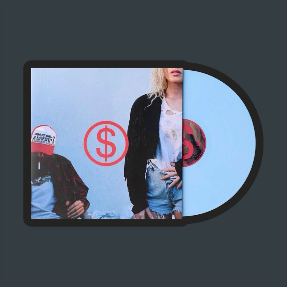 Slayyyter - WOR$T GIRL IN AMERICA | Urban Outfitters Baby Blue Vinyl Record LP