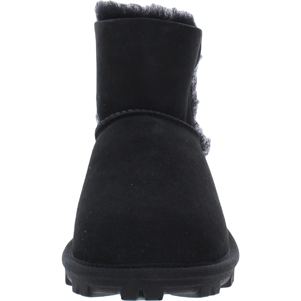 *NWOB* Kirkland Signature Women's Shearling Short Boot  Sheepskin -Black, Size 8