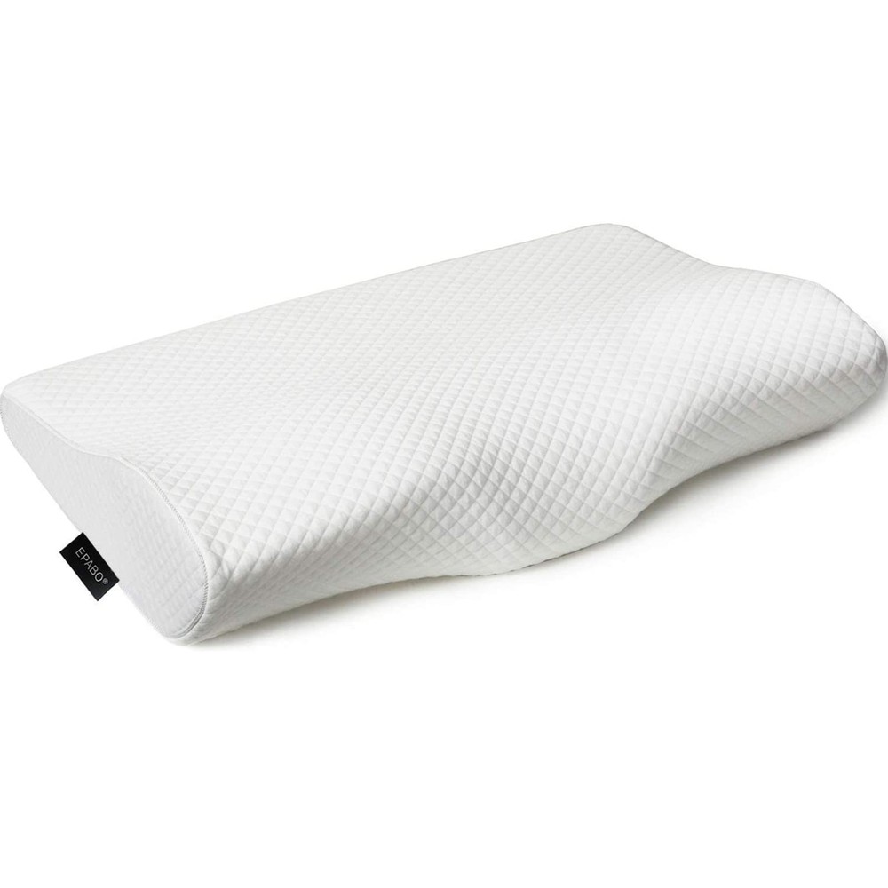 Contour Memory Foam Pillow for Neck Pain Relief and Ergonomic Support
