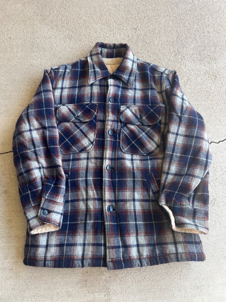Vintage Big John Fleece Lined Button Up Overshirt