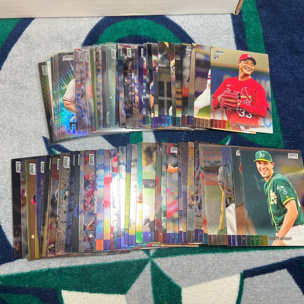 2020 Topps Stadium Club Chrome Lot 77 Cards, Refractor, Rookie, Insert, Stars