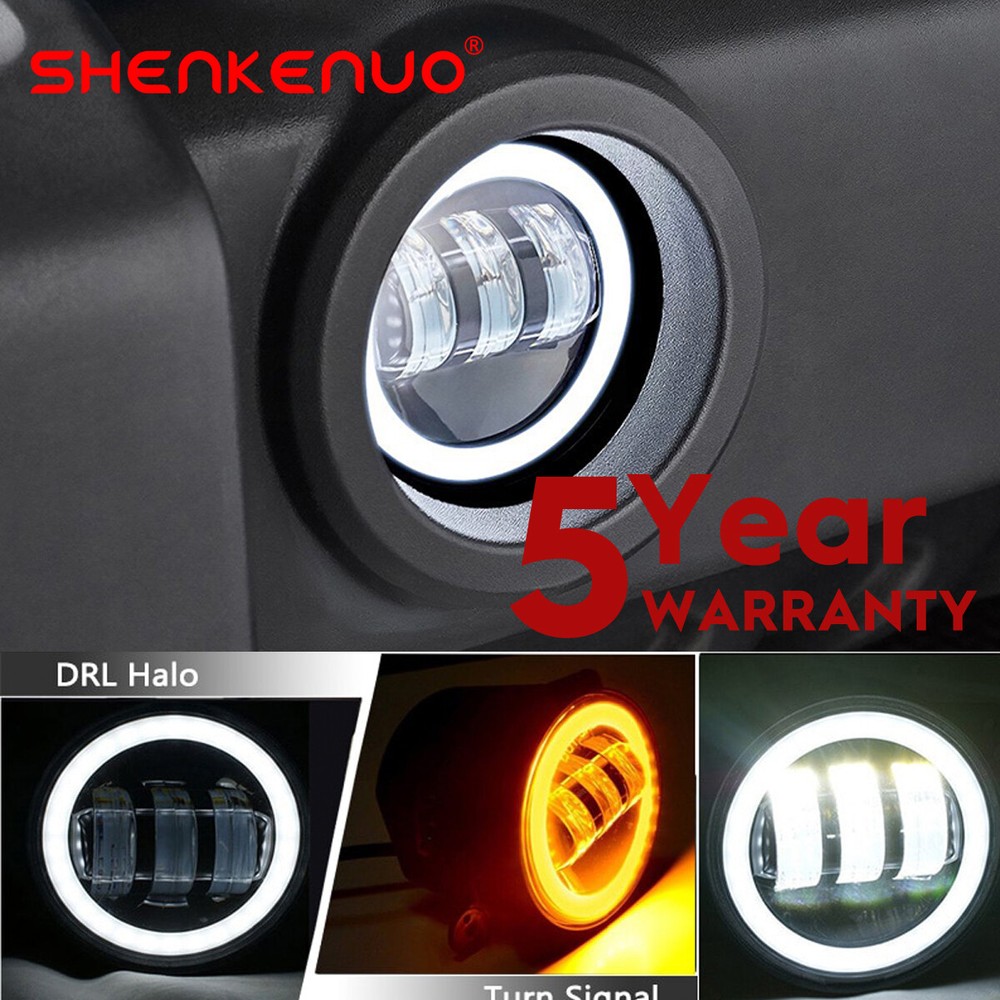 2PCS LED Fog Lights For Subaru Forester XV Crosstrek 2014-2020 Front Bumper Lamp