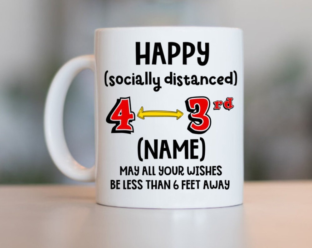 43rd Birthday Gift For Women And Men 43rd Birthday Mug 43 Year Old Birthday