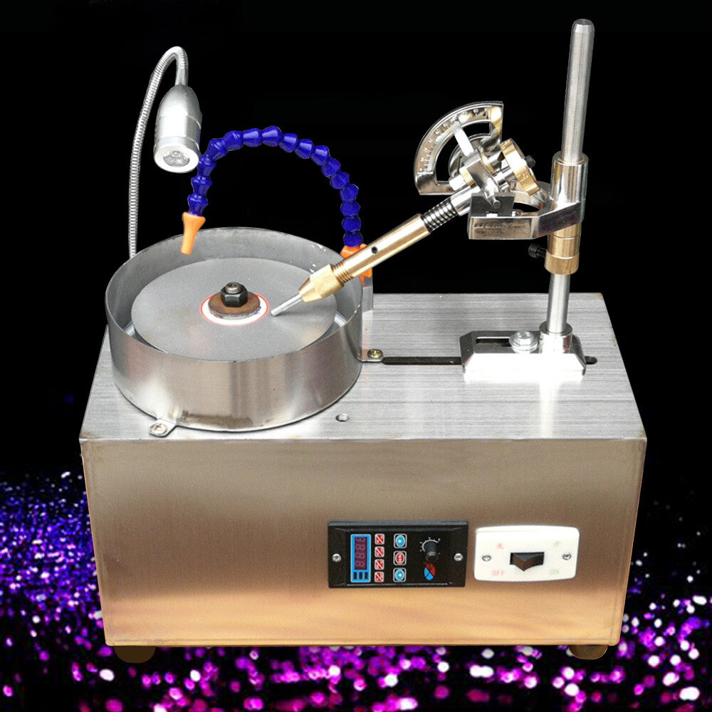 3000RPM Gem Faceting Machine Gemstone Grinding Jewelry Lapidary Cutting Polisher