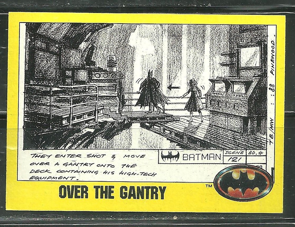 89 TOPPS BATMAN SERIES 2, OVER THE GANTRY #203