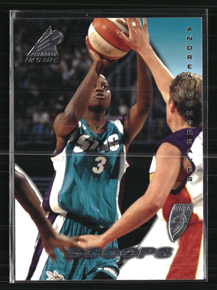 Andrea Congreaves 1997 Pinnacle Inside WNBA #66  Basketball Card