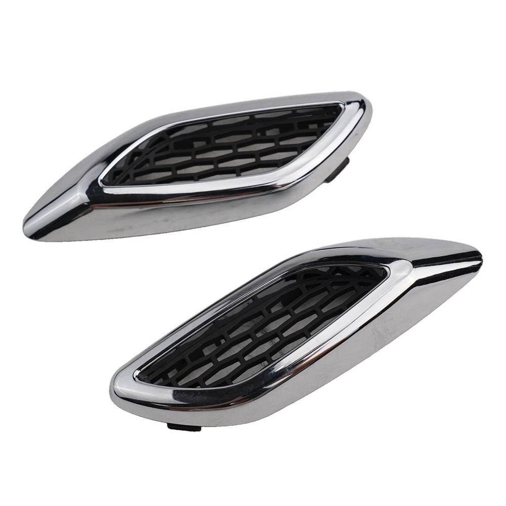 Front Chrome Fender Side Air Vent Grille Trim for Maserati For Levante