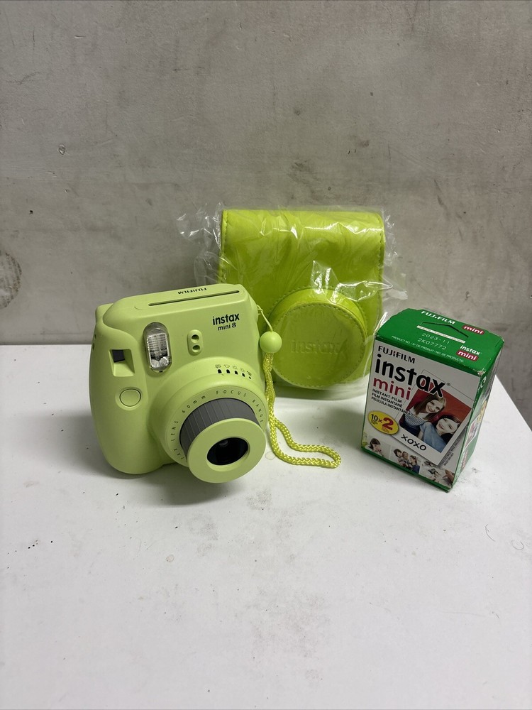Fujifilm Instax Mini 8 Lime Green Instant Camera Includes Film