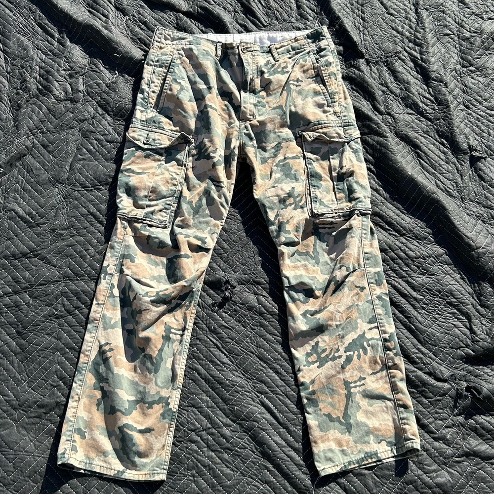 Men’s Levi Strauss & Co Heavy Duty Camo Cargo Pants With Pockets Size 36x31