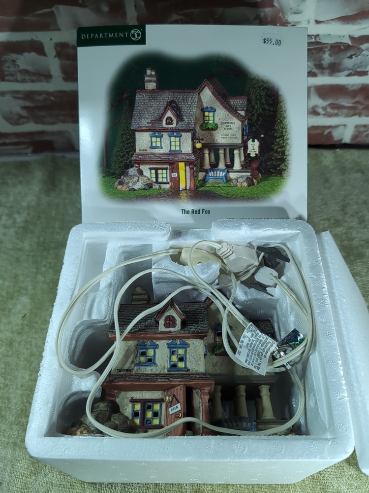 DEPT 56 Retired New England Village The Red Fox 56665 Vintage Collectible