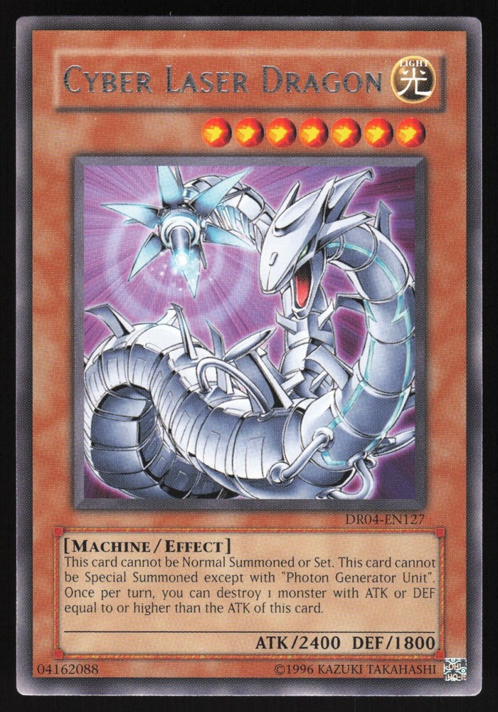 Cyber Laser Dragon DR04-EN127 Rare Yugioh Dark Revelation 4 Card