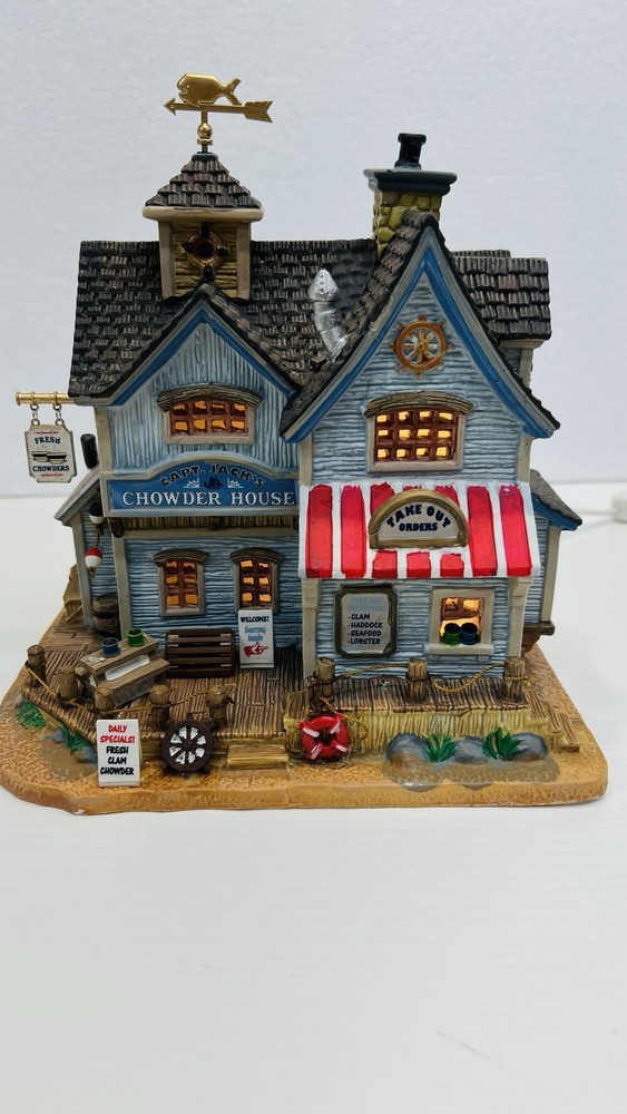 Lemax Village Collection “Captain Jacks Chowder House” 25367 Retired NEW & RARE