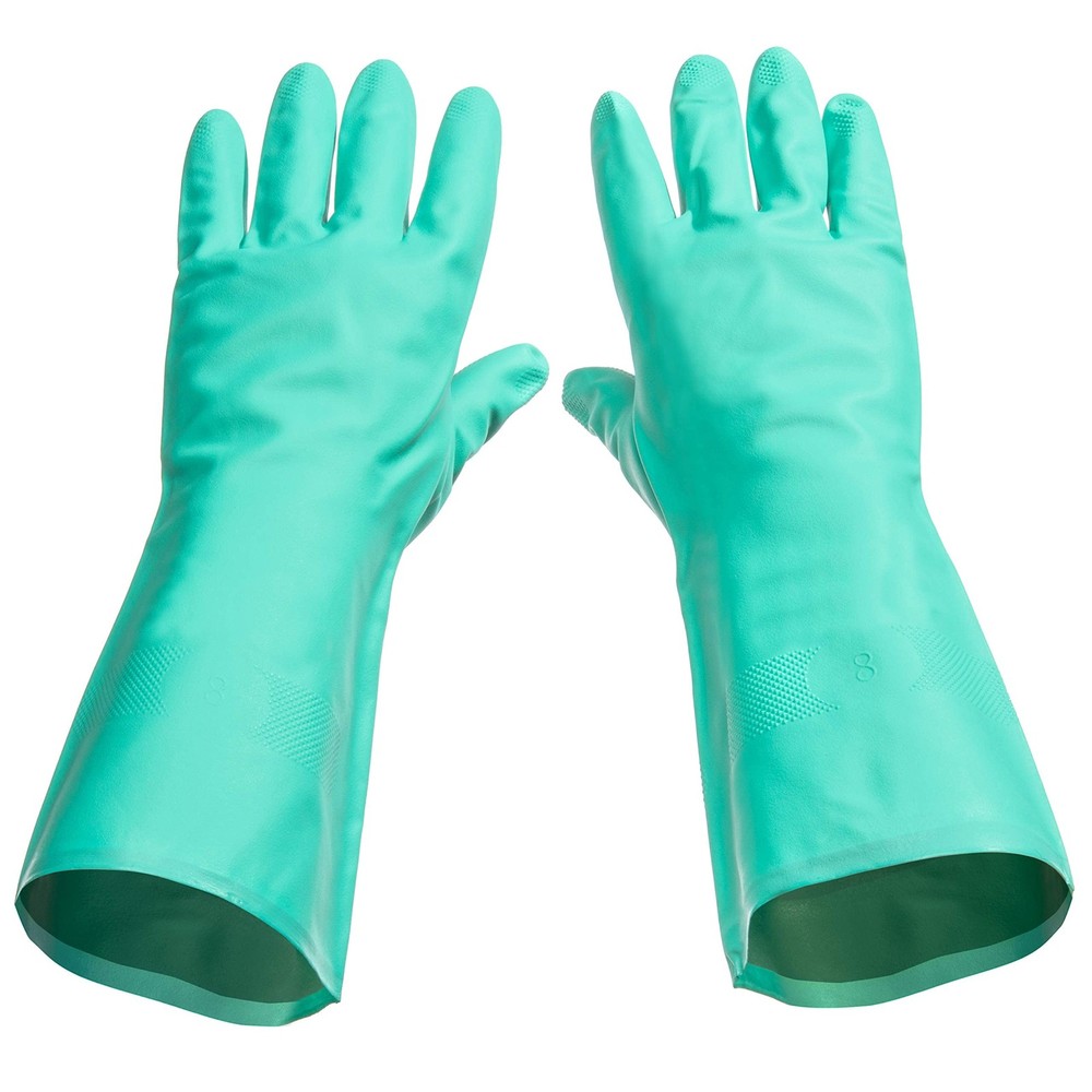 Tusko Nitrile Rubber Cleaning Gloves for Household Dishwashing Latex-Free