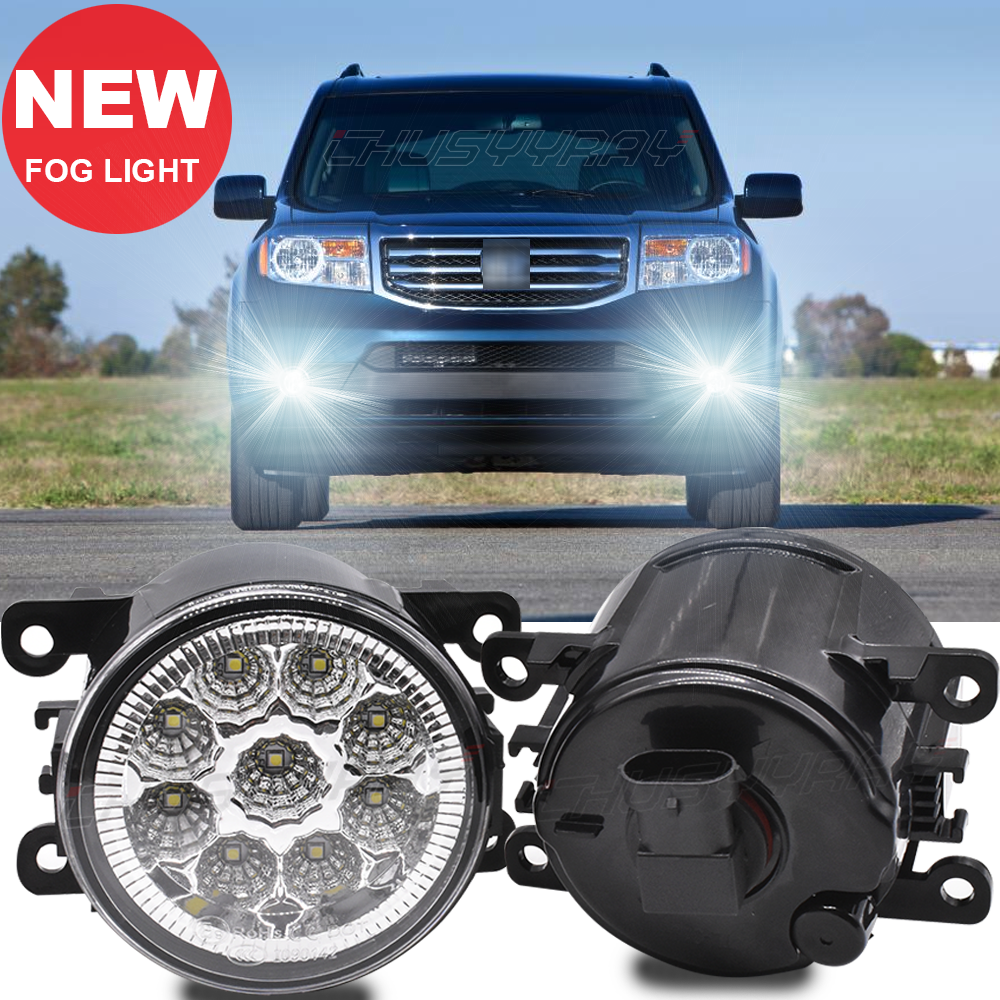 White Clear Lens Bumper Fog Lights for Honda CRV 2012-2014  