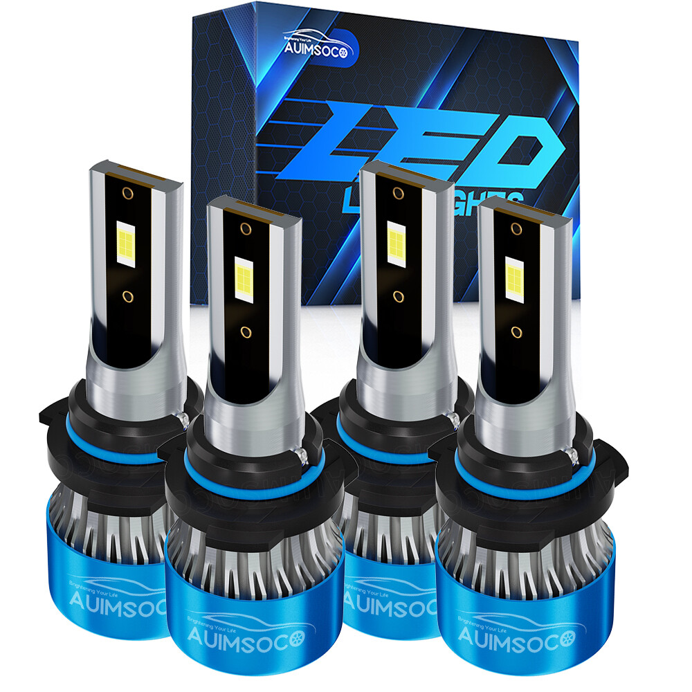 For Chrysler Sebring 1995-2000 AUIMSOCO LED Headlight Bulbs High Low Combo White