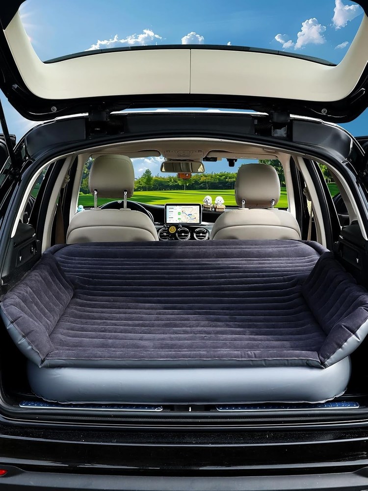 Upgraded SUV Air Mattress with Cordless Built-in Pump & 'Mattress Wings