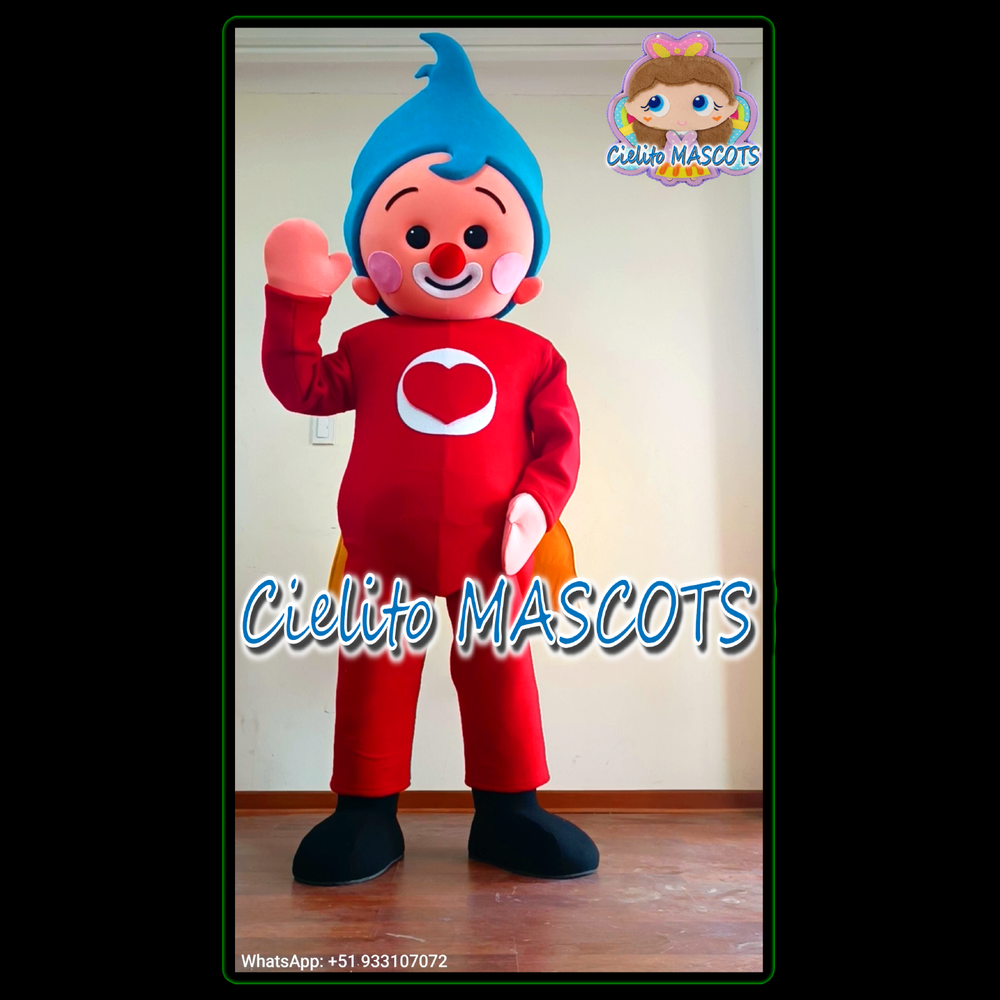 PLIM PLIM Mascot Costume cosplay botarga halloween cartoon CIELITO MASCOT
