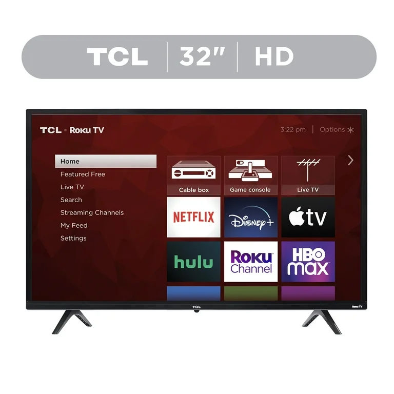 TCL 32S331 32'' 720p HD LED Smart Roku TV