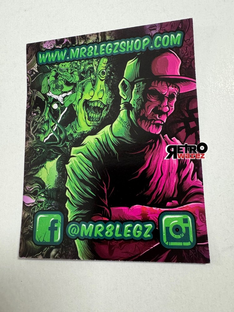 Mr 8 Legz - Promo Small DS Flyer 3.75x4.75” Alla Xul Eli Horrorcore Art LLE