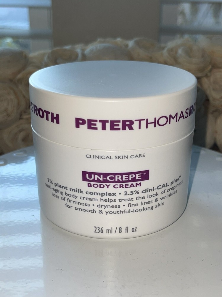 Peter Thomas Roth Un-Crepe Firming Body Cream 8 oz NEW Hydrating Formula