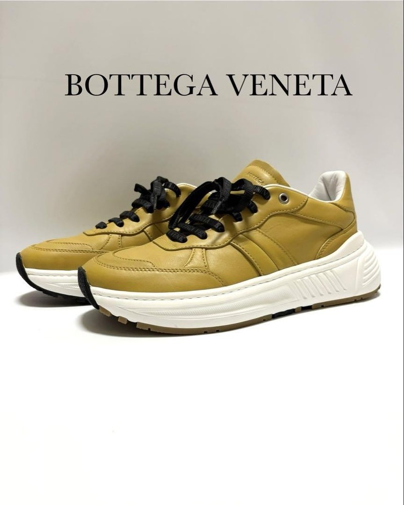 Men's Bottega Veneta Speedster Sneakers Size 40 US 7 Yellow Limited Rare VHTF