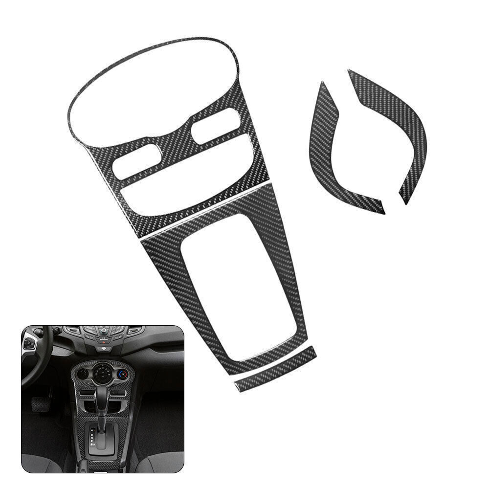 Upgrade Your Ford Fiesta 11-15 with Carbon Fiber Center Control Trim Panel Cover