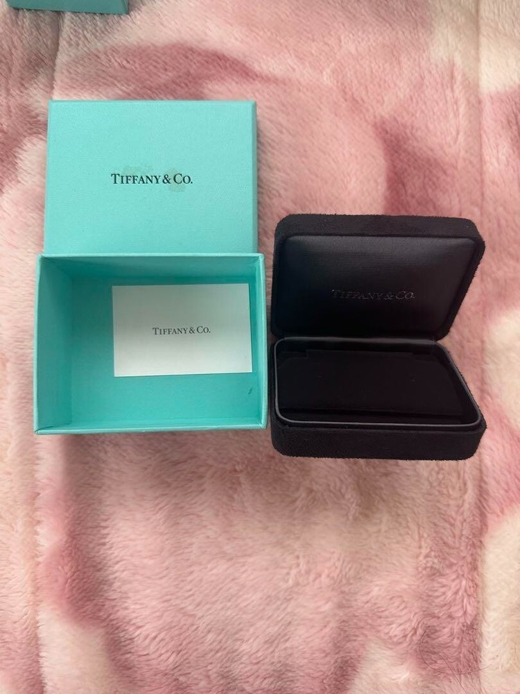 Tiffany & Co. Blue Gift Box for Earrings Jewelry Case
